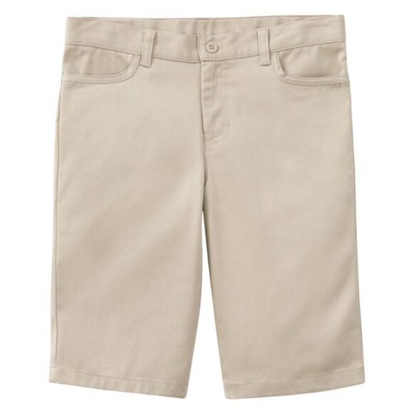 Classroom 52224 Girls Juniors Stretch Matchstick Short Khaki - Picture 1 of 1